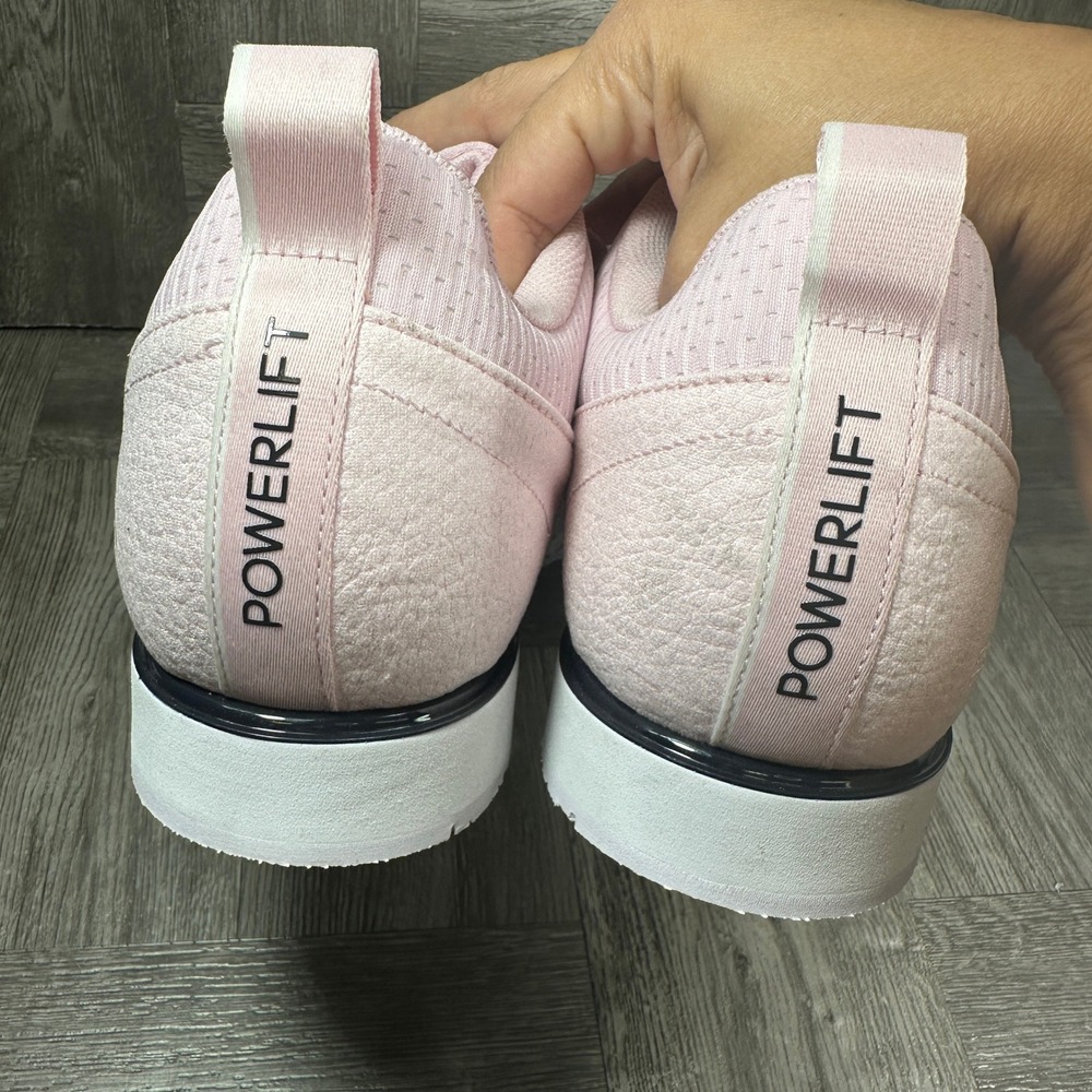 Adidas Powerlift 5 Weightlifting Men 11 Pink Black Strap Gym Shoes NEW JP9879 - Picture 5 of 8